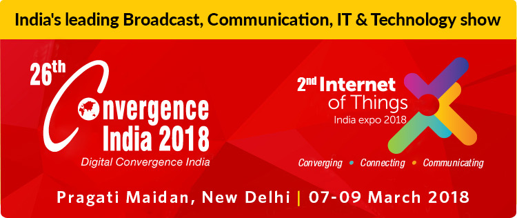 Internet of Things India Expo 2017, Pragati Maidan, New Delhi, 8-10 February 2017