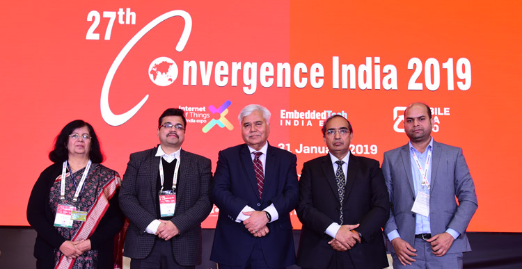 27th Convergence India 2019 expo, the 3rd Internet of Things 2019 expo, and EmbeddedTech India 2019 expo opens with a special address by Union Minister for Commerce & Industry, Shri Suresh Prabhu 27th Convergence India 2019 expo, the 3rd Internet of Things 2019 expo, and EmbeddedTech India 2019 expo opens with a special address by Union Minister for Commerce & Industry, Shri Suresh Prabhu