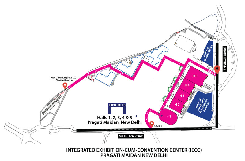 Parking Layout Pragati Maidan