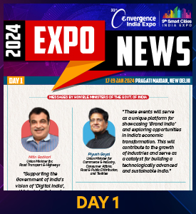 Day 1 Expo News - 31st Convergence India 2024 and 9th Smart Cities 2024 expo