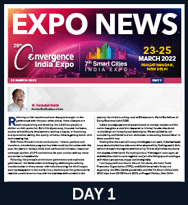 Day 2 Expo News - 29th Convergence India 2022 and 7th Smart Cities 2022 expo