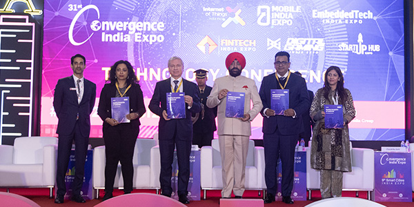 
“Building Brand India, Digital India & Smart India is a duty for all of us”: LT. Gen Gurmeet Singh, Hon’ble Governor of Uttarakhand at the 31st Convergence India & 9th Smart Cities India Expo.
